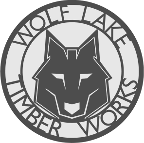Wolf Lake Timber Works Circular Logo